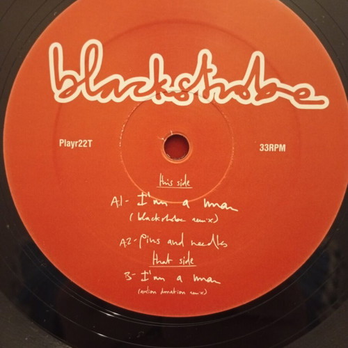 Black Strobe I'm A Man Vinyl 12" Single like new, electronic