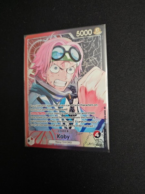 One Piece TCG Koby OP11-001 Leader card new