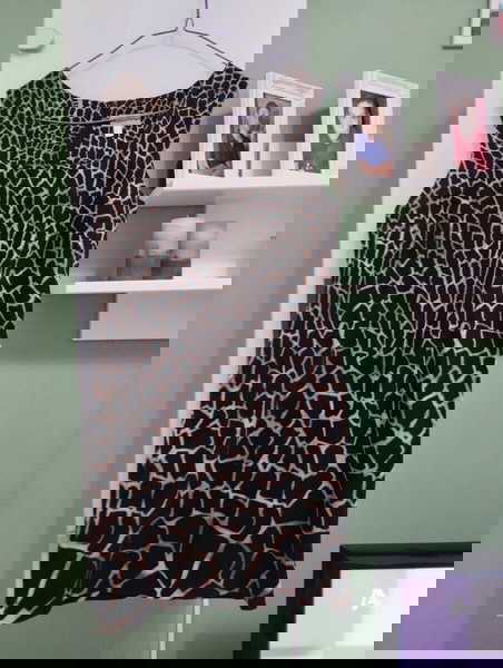 Animal print μαύρο καφέ ΜL