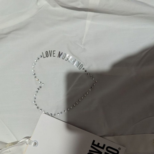 Love Moschino Shirt new, white, size M