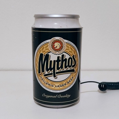 Mythos beer can vintage phone collectible