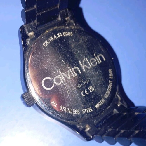 Calvin Klein men's watch black, new