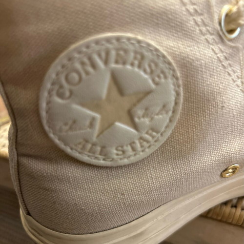 All Star Converse μπεζ μποτάκι δίπατο 37 σαν καινούργιο