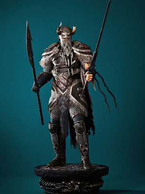 The Elder Scrolls Online Heroes of Tamriel Nord statue like new with boxes