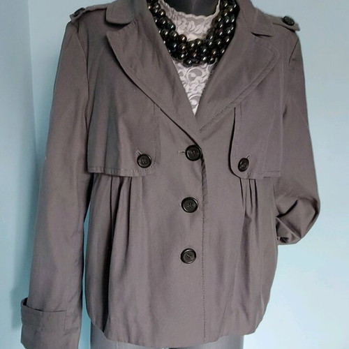 LOFT by Ann Taylor gray coat like new, size XL