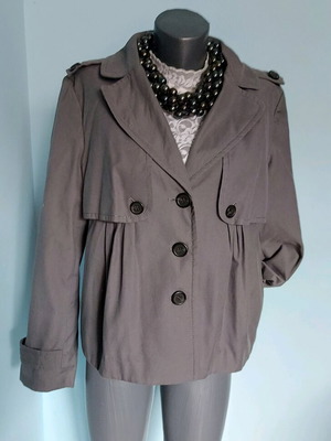LOFT by Ann Taylor gray coat like new, size XL