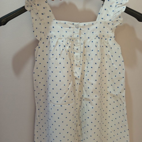 Energiers summer dress for 5 years like new, white and blue