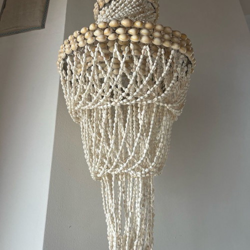 Chandelier used with natural shells