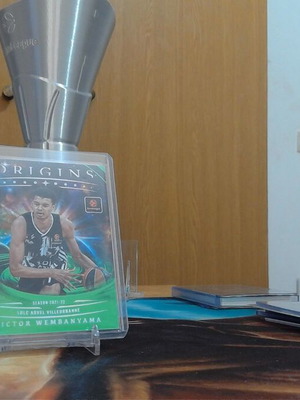 Victor Wembanyama 2025-26 Panini Origins EuroLeague Green Parallel card /25 LDLC ASVEL