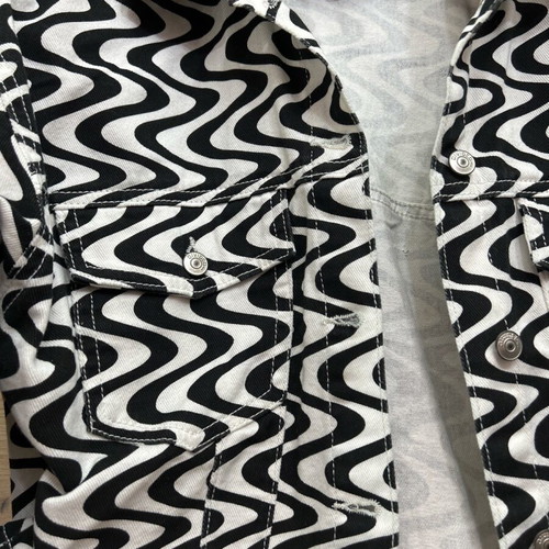 H&M short black and white jacket like new