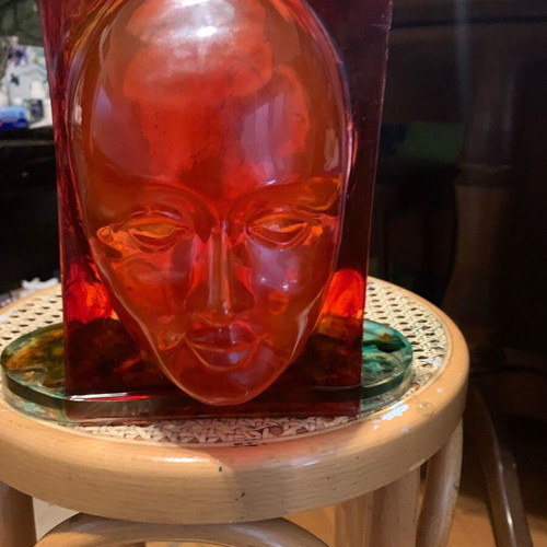 Candle base made of liquid glass new