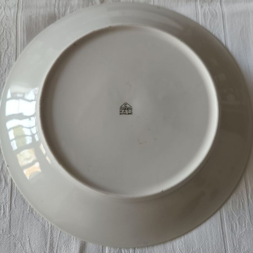 Vintage decorative plate from Polish porcelain Cmielow like new, 24 cm