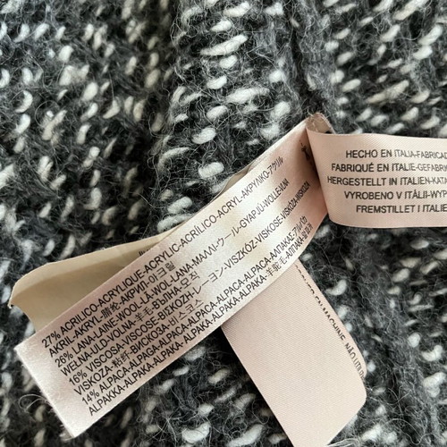Massimo Duti women's outerwear like new, oversized small to large, white and gray