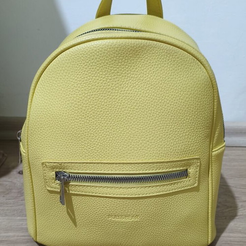Pull&Bear women's backpack used, yellow