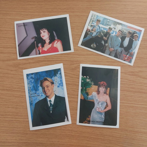 Postcards from the 90s like new, set of 4