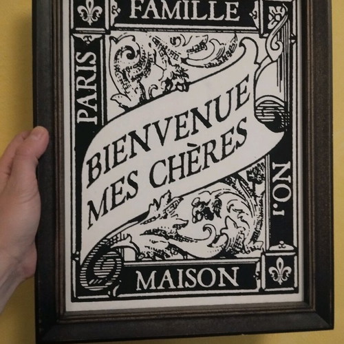 Decorative wall frame used, wooden, from America