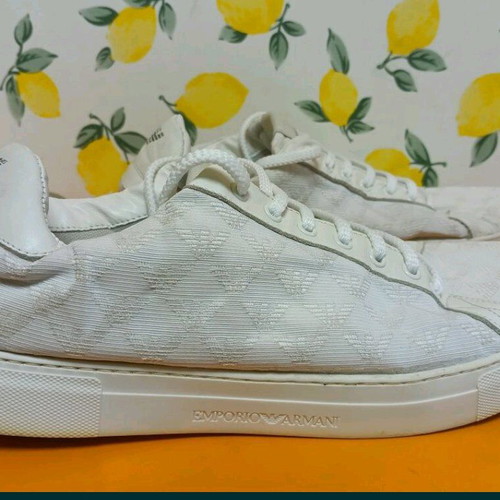 Emporio Armani sneakers used, size 46, white