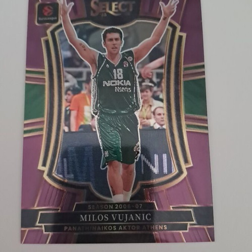 Panini Select Euroleague Milos Vujanic Premier Level card new