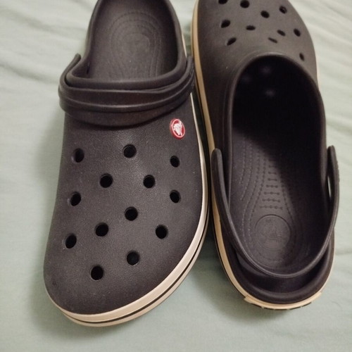 Crocs Crocband sandals like new, size 46-47, black