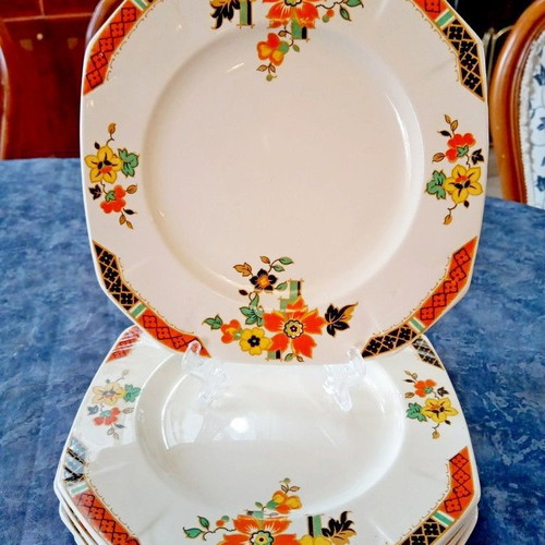 Alfred Meakin Porcelain Plates Set from England