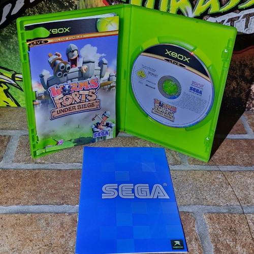 Worms Forts: Under Siege Microsoft Xbox like new