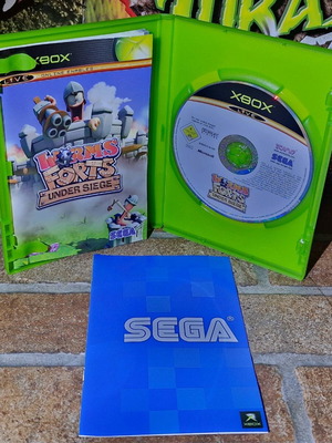 Worms Forts: Under Siege Microsoft Xbox like new