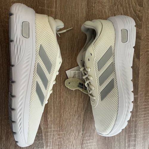 Adidas athletic shoes new, beige, size 38.5