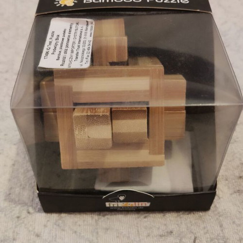 Wooden Puzzle Set like new with various difficulty levels