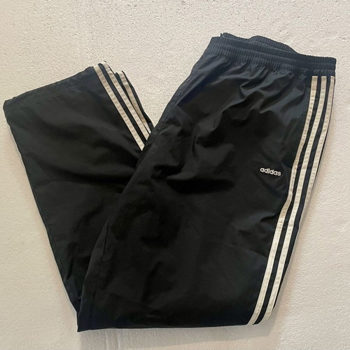Adidas Vintage Windbreaker Track Pants like new, black, XXL