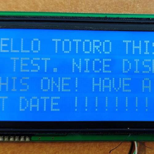 Crystalfontz CFA-634 20x4 Serial Character LCD used with USB interface