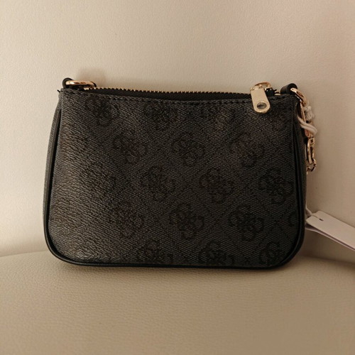 Guess Noelle Mini Top Zip bag new, black handbag