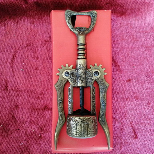 Corkscrew brass Italy new, set of 2 from 1990