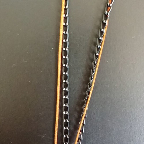 Pendant necklace A.L.E. like new, very long and lightweight