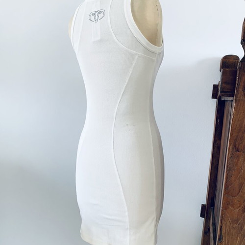 Stelios Koudounaris short white dress new, size S
