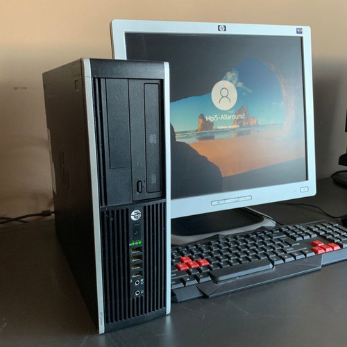 Hp Compaq i5 used with 8GB RAM, GT 1030 2G, 500GB HDD