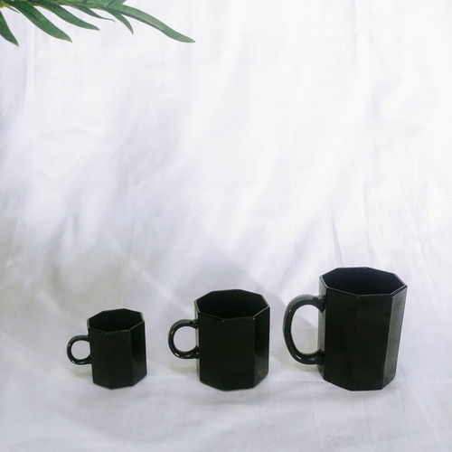 Arcoroc Octime Opaline France 80' espresso cups set of 6 like new