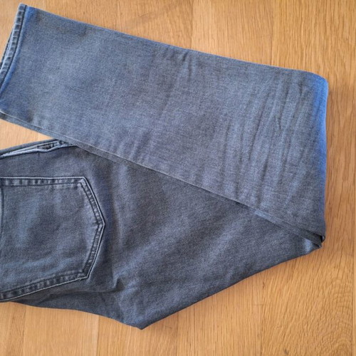 Zara straight gray slim full length jeans