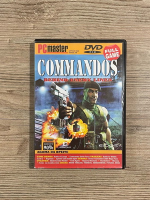 Commandos Behind Enemy Lines PC DVD μεταχειρισμένο, πλήρες παιχνίδι