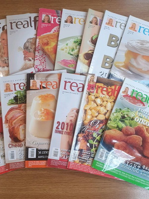Realfood cooking magazines by Alexia Alexiadou used, 23 issues