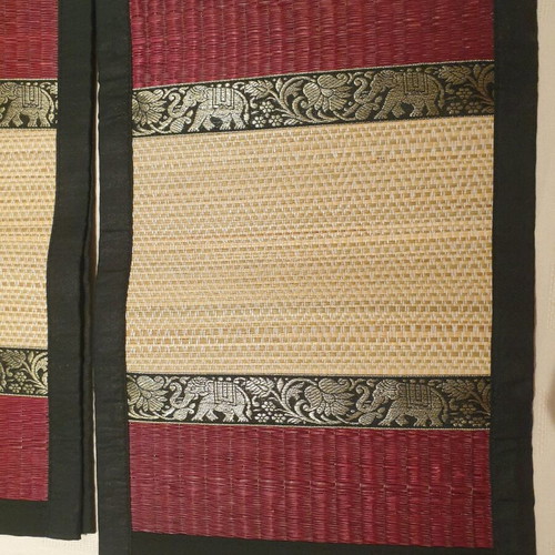 Placemats new from Thailand with 4 coasters and 1 wall-mounted