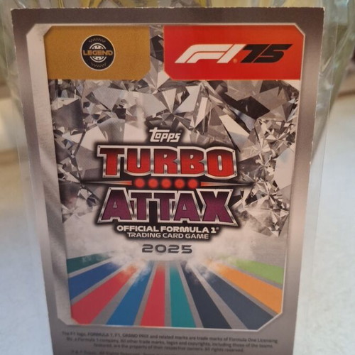Mika Hakkinen Topps 100 Club card Turbo Attax 2025
