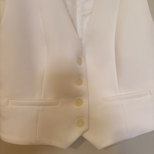 Zara vest like new, white, size M