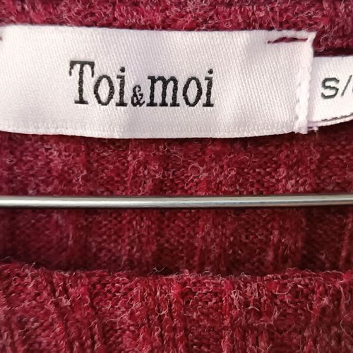 Toi-Moi Mini Dress Burgundy like new, elastic winter