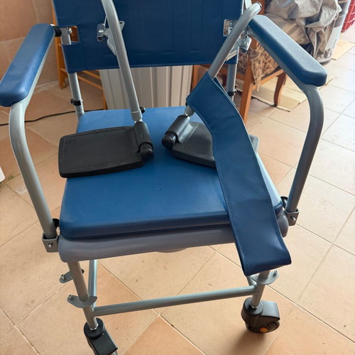 Cyan Mobik Shower Chair like new with container