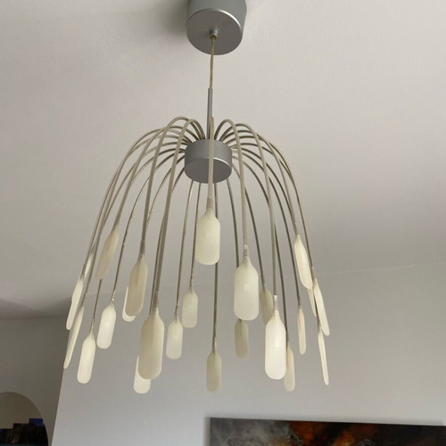 Glass ceiling lights used, pack of 3 for living room and bedroom
