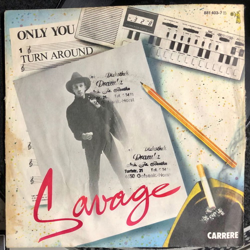 1984 Savage Only You Vinyl 7" 45 RPM used, pop