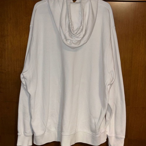 Nike hoodie white with multicolor swoosh like new, XL