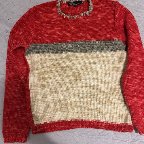 Vintage orange pullover like new