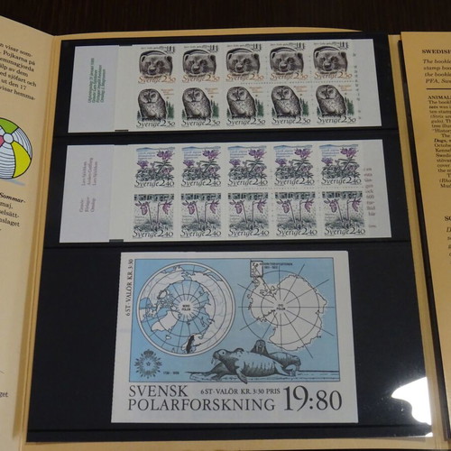 Swedish stamp booklets 1989, PFA Year Book, MNH