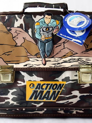 Action Man 2001 σχολική τσάντα Hasbro Paxos καινούργια με ετικέτες